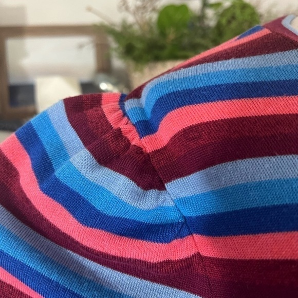 J.Crew Re-Imagined Lightweight Half Sleeve Striped Sweater - Picture 3 of 14
